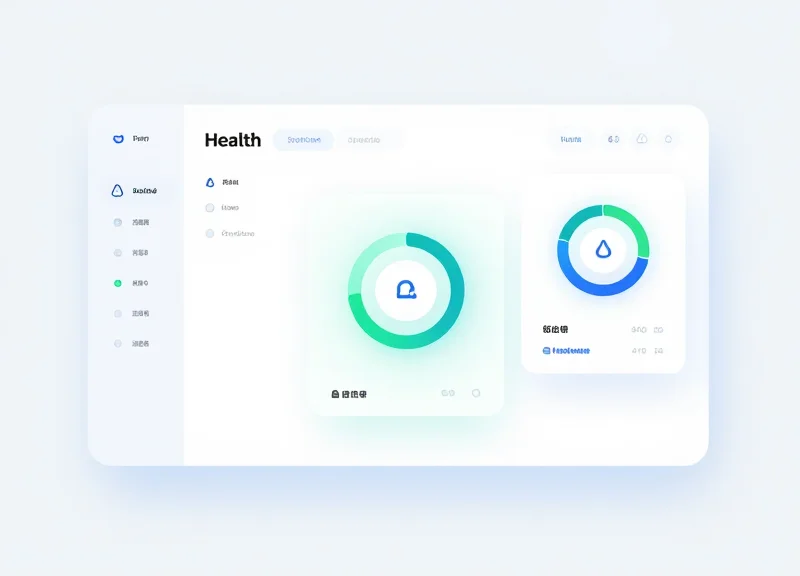 Abstract monitoring dashboard for system health and logging.