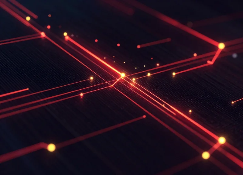 Abstract visualization of high contrast digital display technology