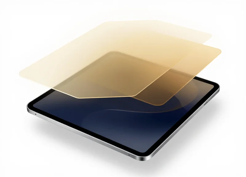 Minimalist interactive display interface for VIP customers with glassmorphism effects.