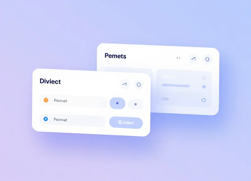 Abstract interface showing 1-button, 2-button, and 3-button configuration layouts for device mapping.